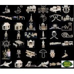 VARIO Fantasy Design Creation cuburi din lemn 168 piese Walachia